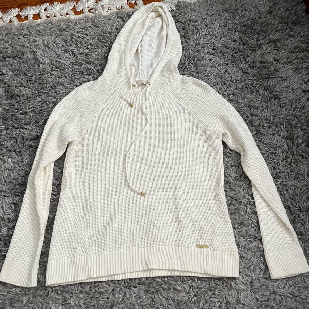 Michael kors knit hooded sweater size medium